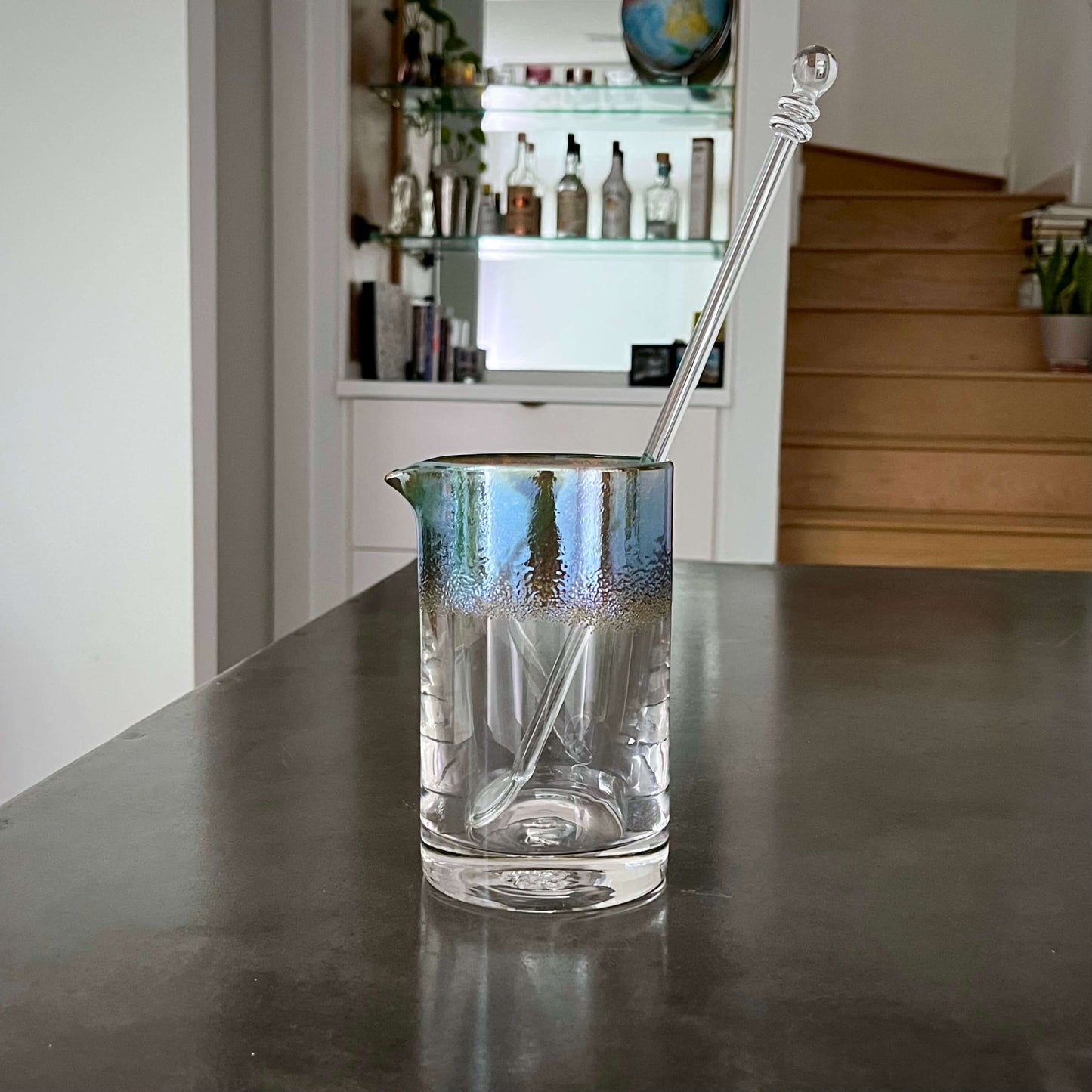 Antique Silver Cocktail Mixing Glass