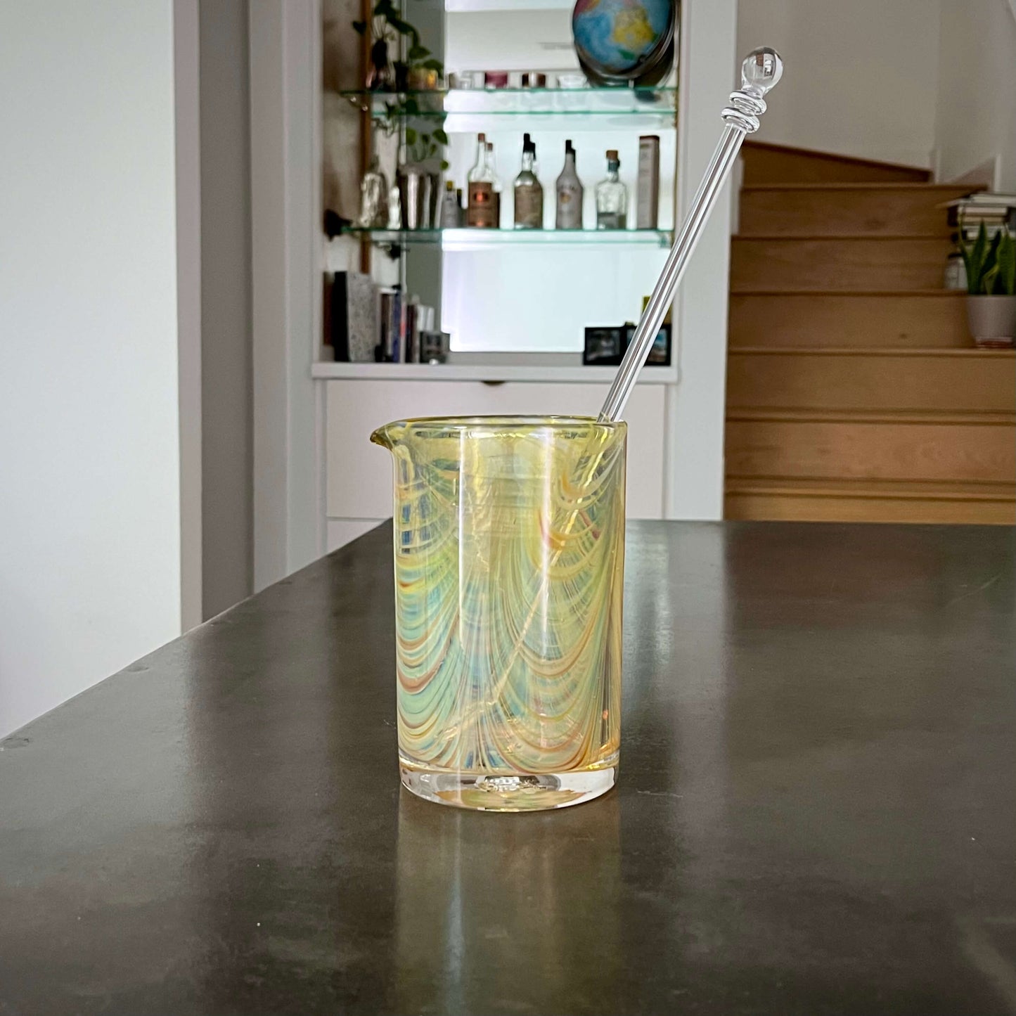 Oak Grain Cocktail Mixing Glass