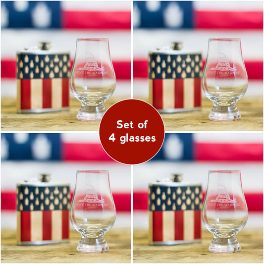 "Don't Tread On Me" Glencairn – Set of 4