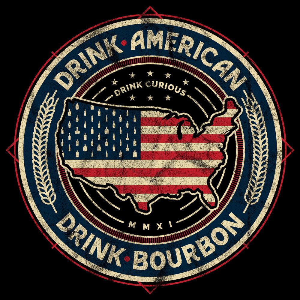 Drink American Emblem Women's V-Neck