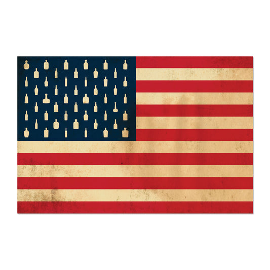 Bourbon Patriot Flag – 12x18" Poster